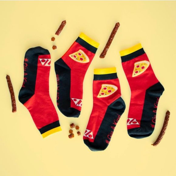 Brand new, Pizza socks, 100% organic cotton, unisex, size 7-12 - Picture 6 of 10